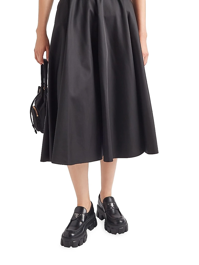 Women's Brushed Leather Monolith Loafers