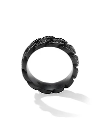 Curb Chain Band Ring Titanium