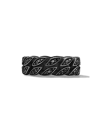 Curb Chain Band Ring Titanium