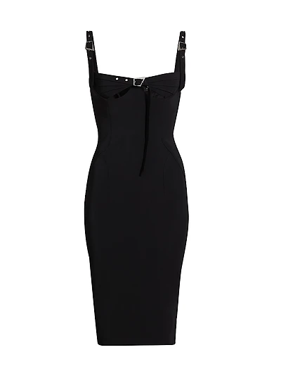 Bustier Cut-Out Sheath Dress