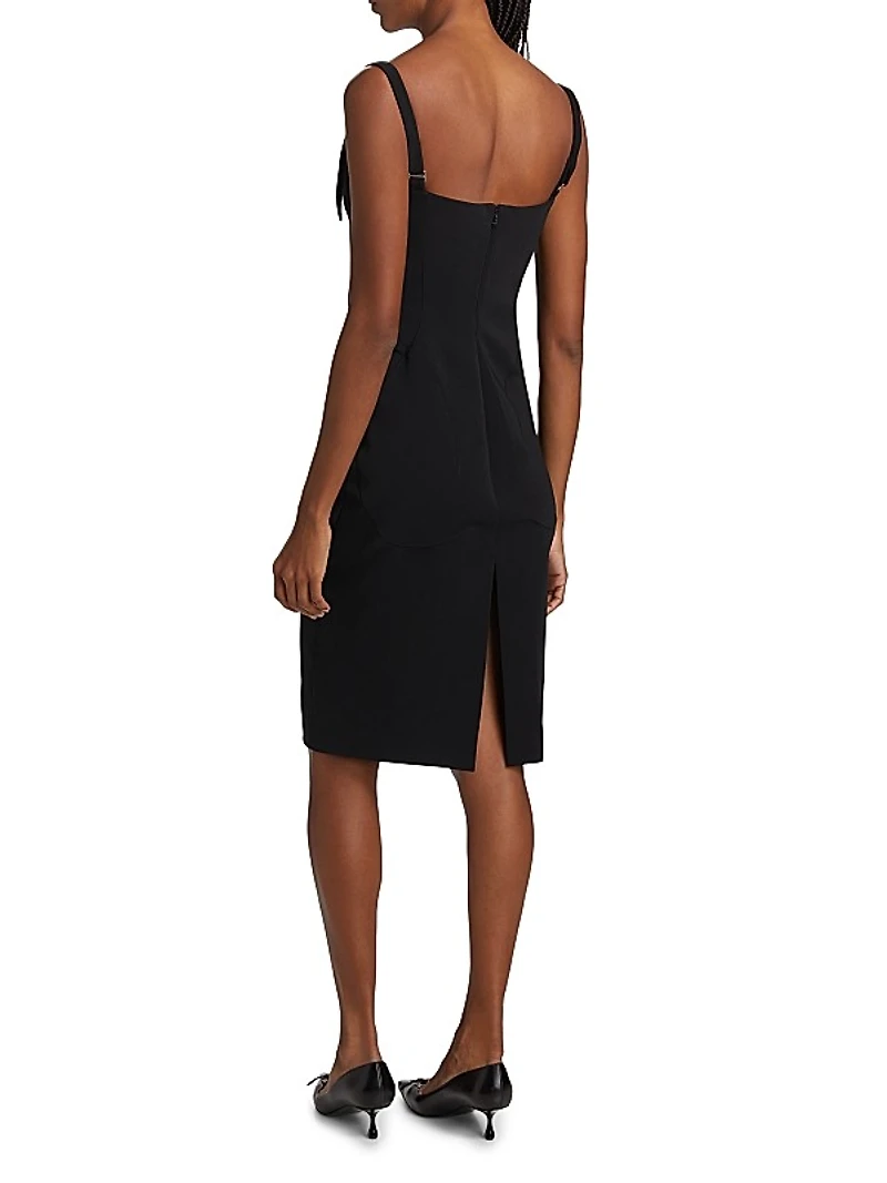 Bustier Cut-Out Sheath Dress