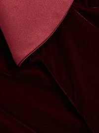 Velvet & Satin Minidress