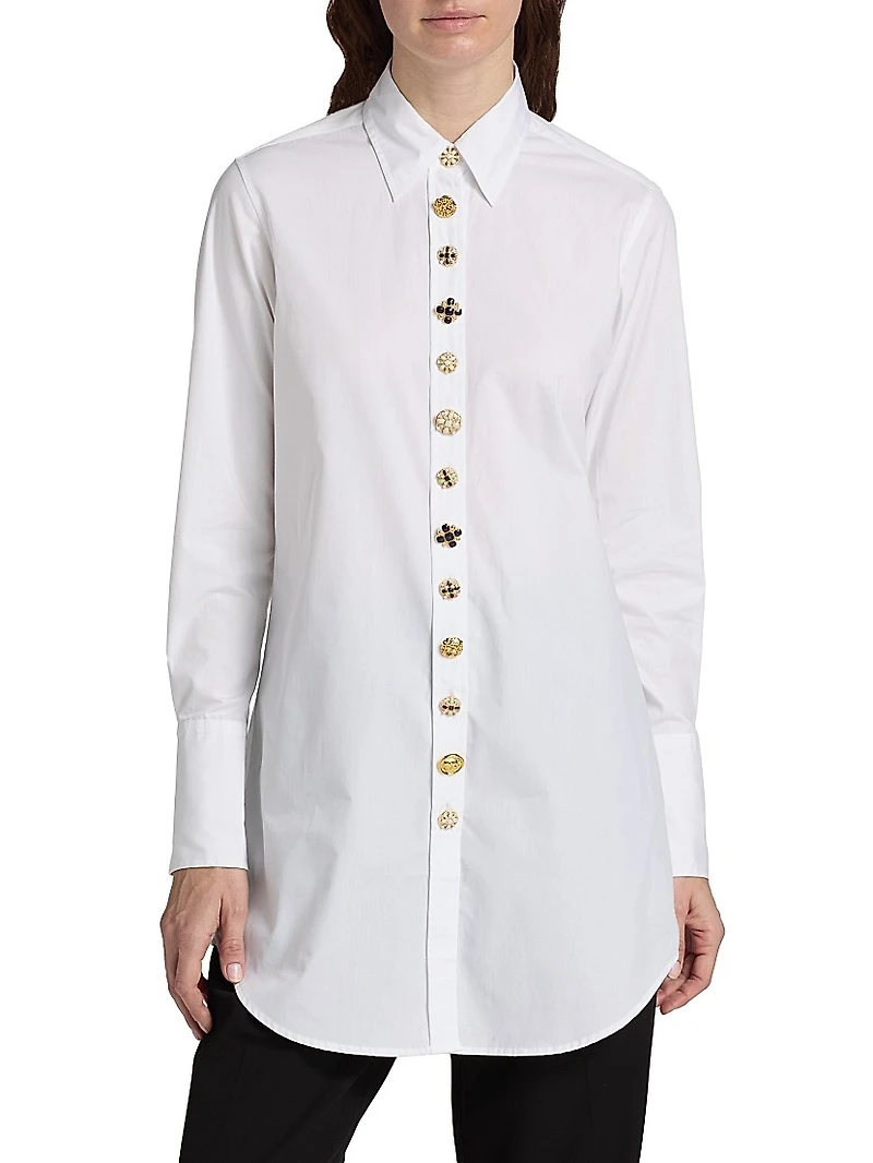 Luxe Button Classic Long Shirt