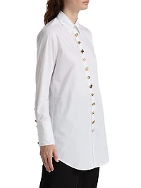 Luxe Button Classic Long Shirt