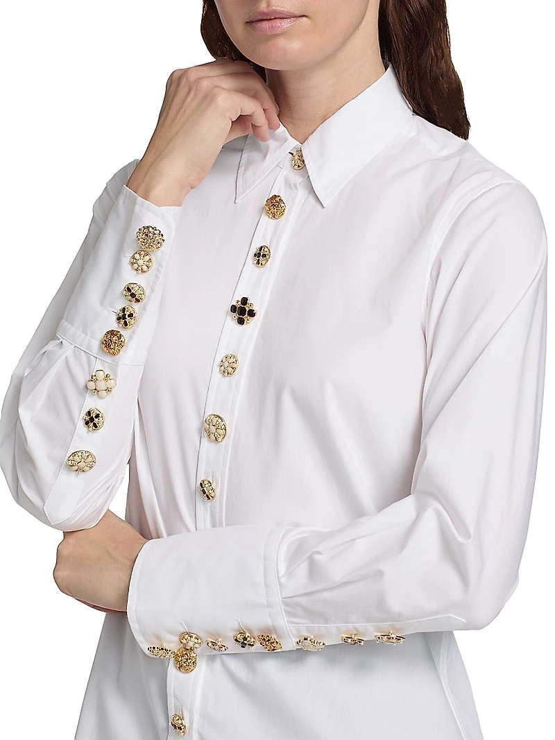 Luxe Button Classic Long Shirt