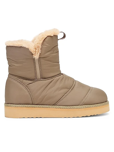 Rose Quilted Booties