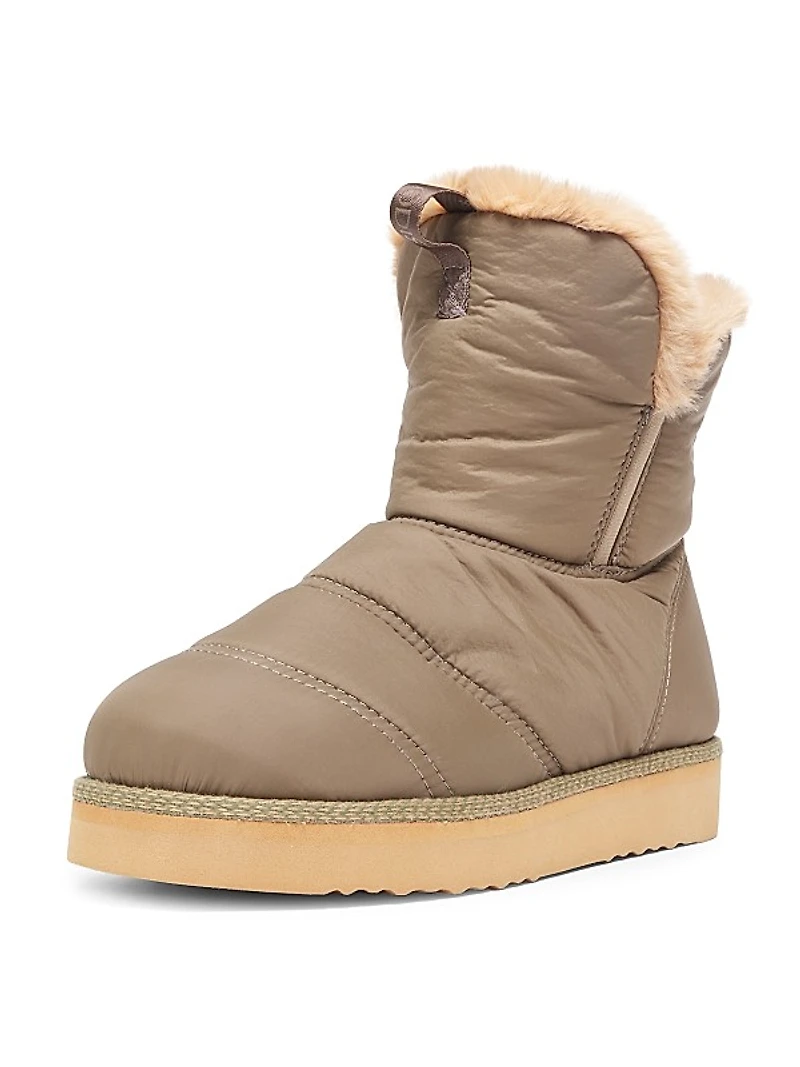 Rose Quilted Booties