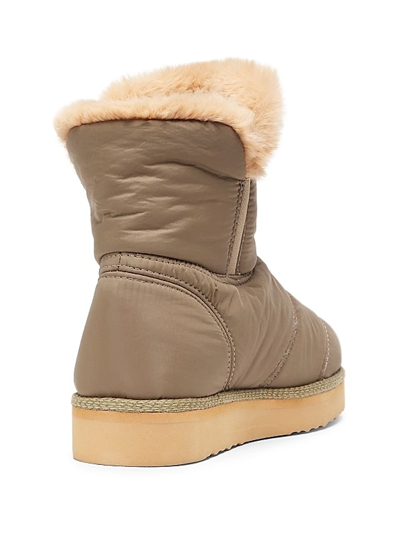 Rose Quilted Booties