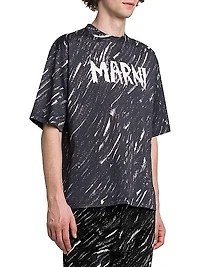 Scribble Logo Cotton T-Shirt