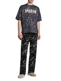 Scribble Logo Cotton T-Shirt