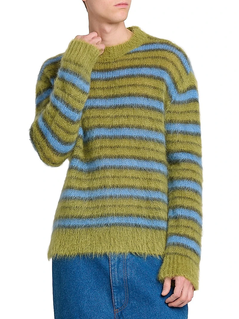 Fuzzy Wuzzy Brushed Stripe Sweater