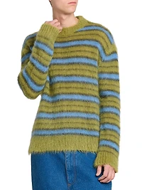 Fuzzy Wuzzy Brushed Stripe Sweater