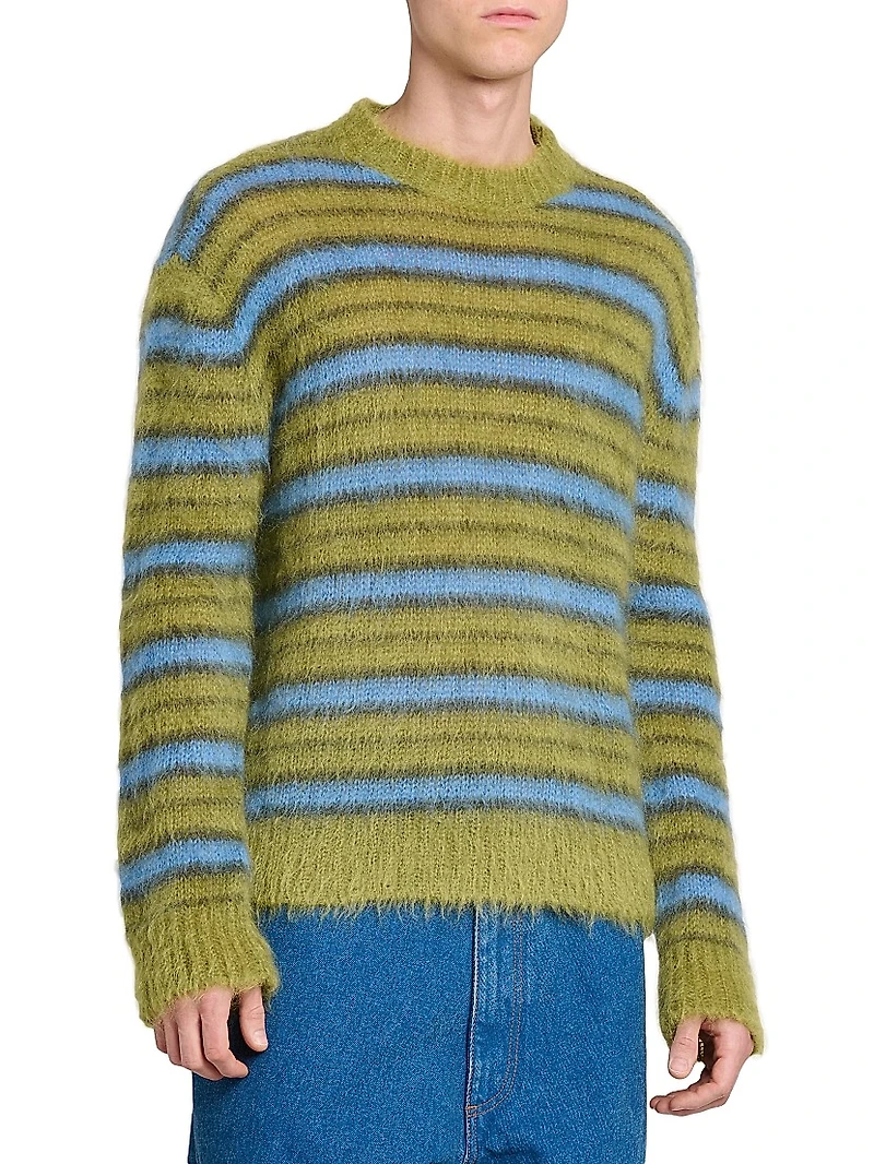 Fuzzy Wuzzy Brushed Stripe Sweater