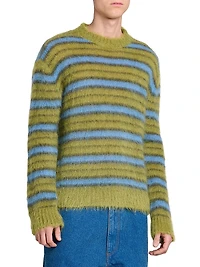 Fuzzy Wuzzy Brushed Stripe Sweater