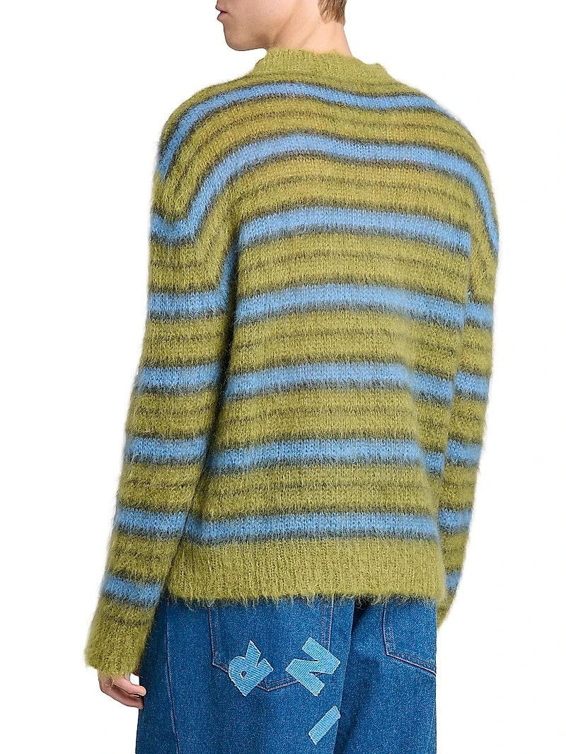 Fuzzy Wuzzy Brushed Stripe Sweater