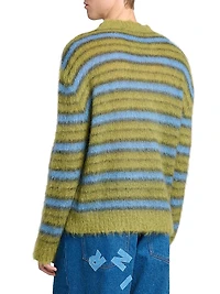 Fuzzy Wuzzy Brushed Stripe Sweater