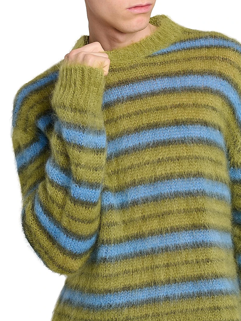 Fuzzy Wuzzy Brushed Stripe Sweater