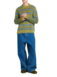 Fuzzy Wuzzy Brushed Stripe Sweater