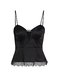 Fiorina Silk Lace Bustier Camisole
