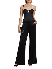 Fiorina Silk Lace Bustier Camisole