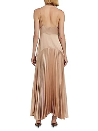 Jennelyn Pleated Slip Gown