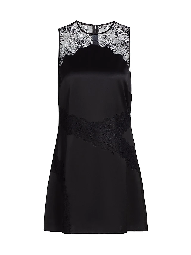white lace keyhole dress Lace Keyhole Mini Dress - Ladies