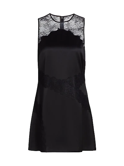 Farrah Lace Yoke Minidress