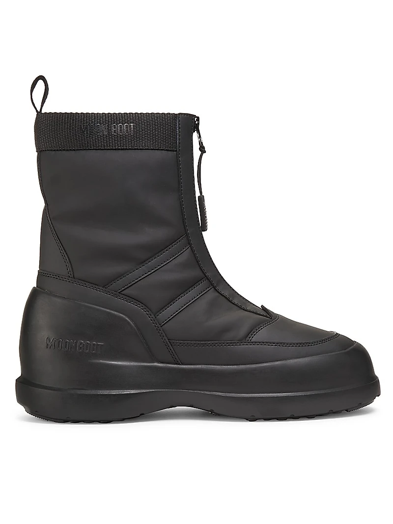 Luna Zip-Front Mid-Top Boots