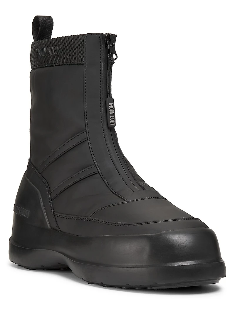 Luna Zip-Front Mid-Top Boots