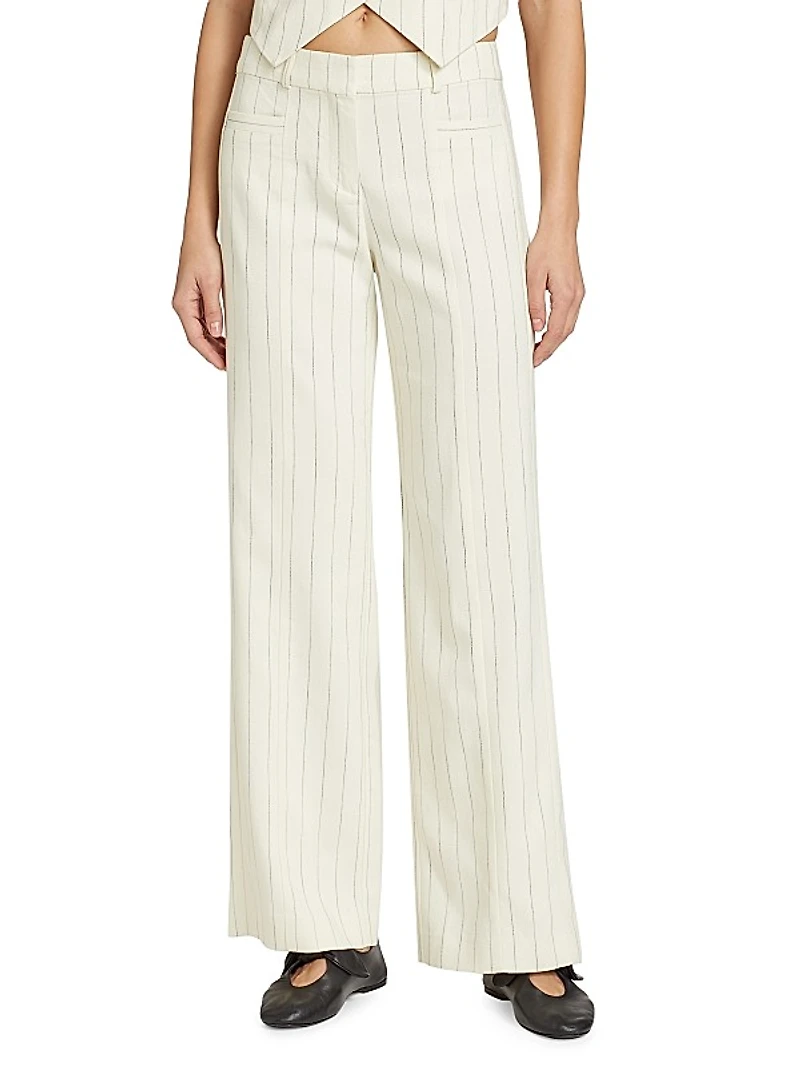 Elouan Pinstriped Pants