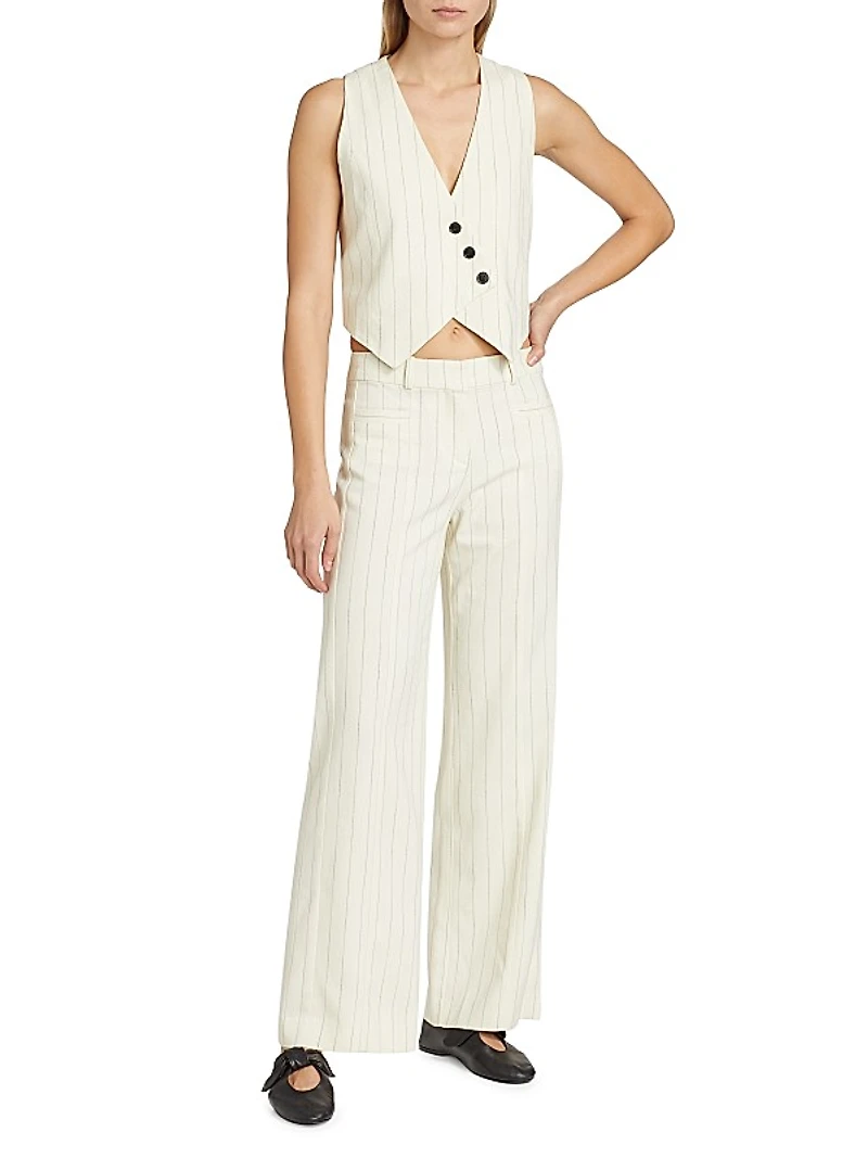Elouan Pinstriped Pants