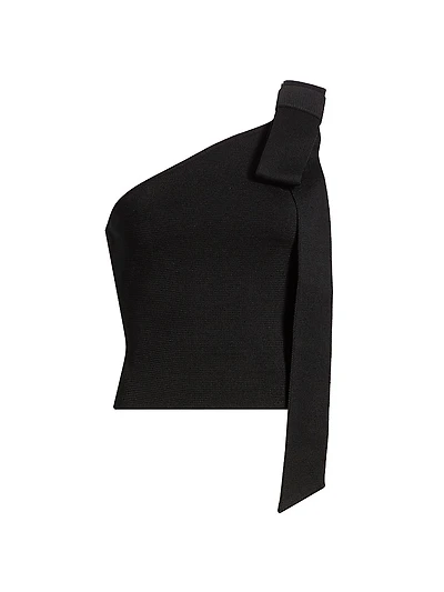 Nomi One-Shoulder Knit Top