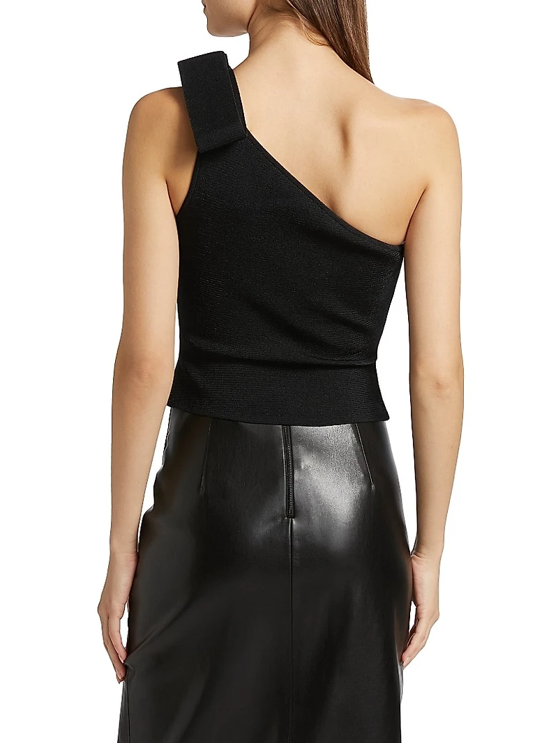 Nomi One-Shoulder Knit Top