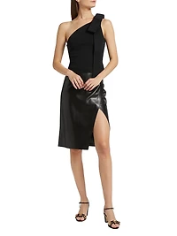 Nomi One-Shoulder Knit Top