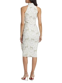 Amenadiel Halter Cocktail Dress