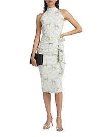 Amenadiel Halter Cocktail Dress