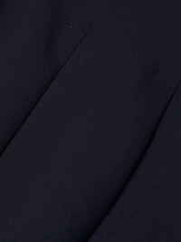 Emma Seamed V-Neck Minidress