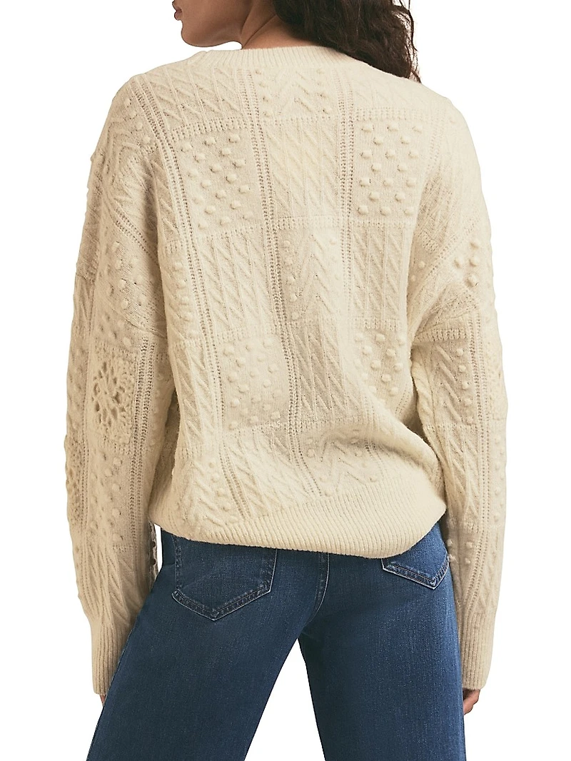 Jovie Wool-Blend Crewneck Sweater