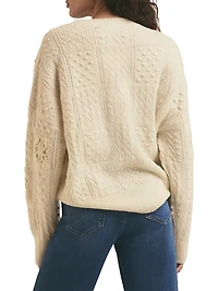 Jovie Wool-Blend Crewneck Sweater