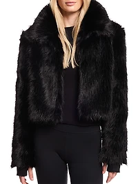 Brandi Faux-Fur Bolero Jacket