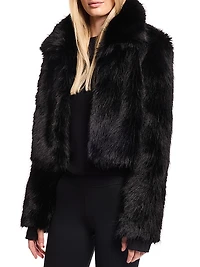 Brandi Faux-Fur Bolero Jacket