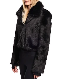 Brandi Faux-Fur Bolero Jacket