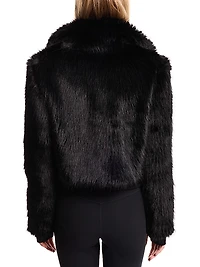 Brandi Faux-Fur Bolero Jacket