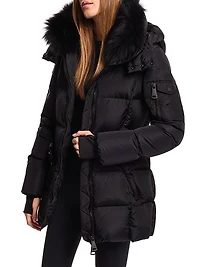 Luxe Soho Belted Down Jacket