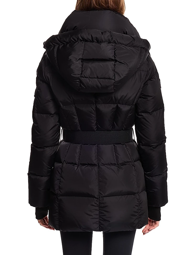 Luxe Soho Belted Down Jacket