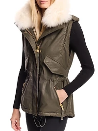 Hayden Shearling Collar Parka