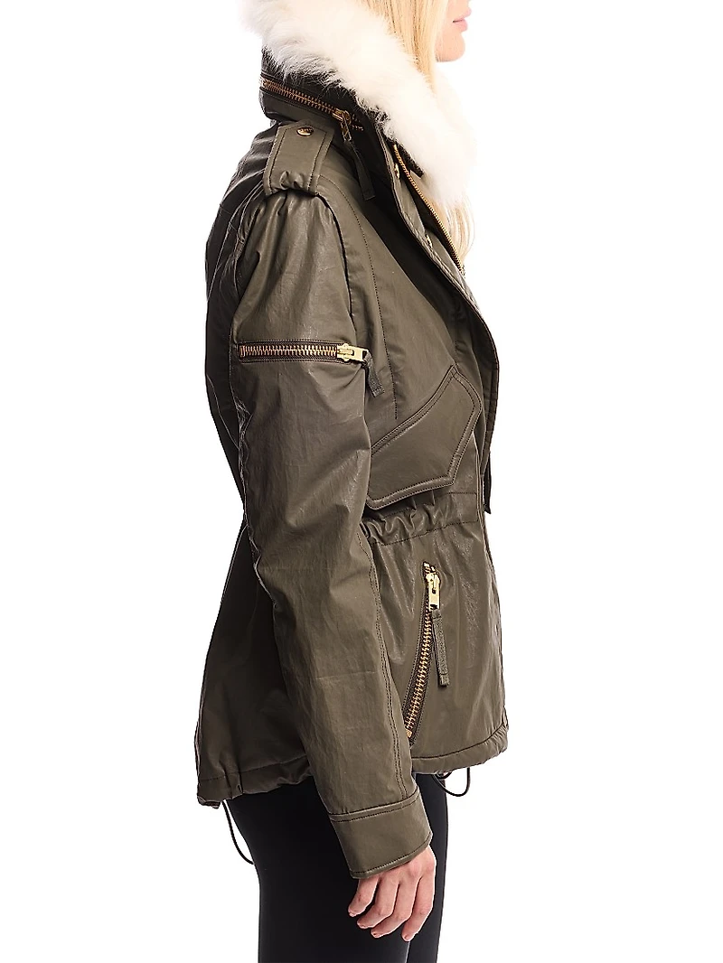 Hayden Shearling Collar Parka