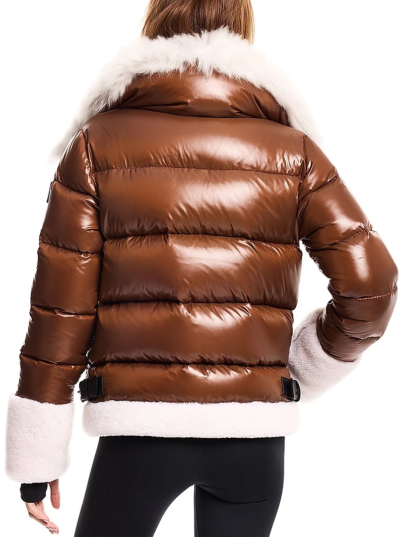 Heidi Shearling Down Jacket