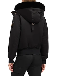 Debbie Bunny Satin Bomber Jacket