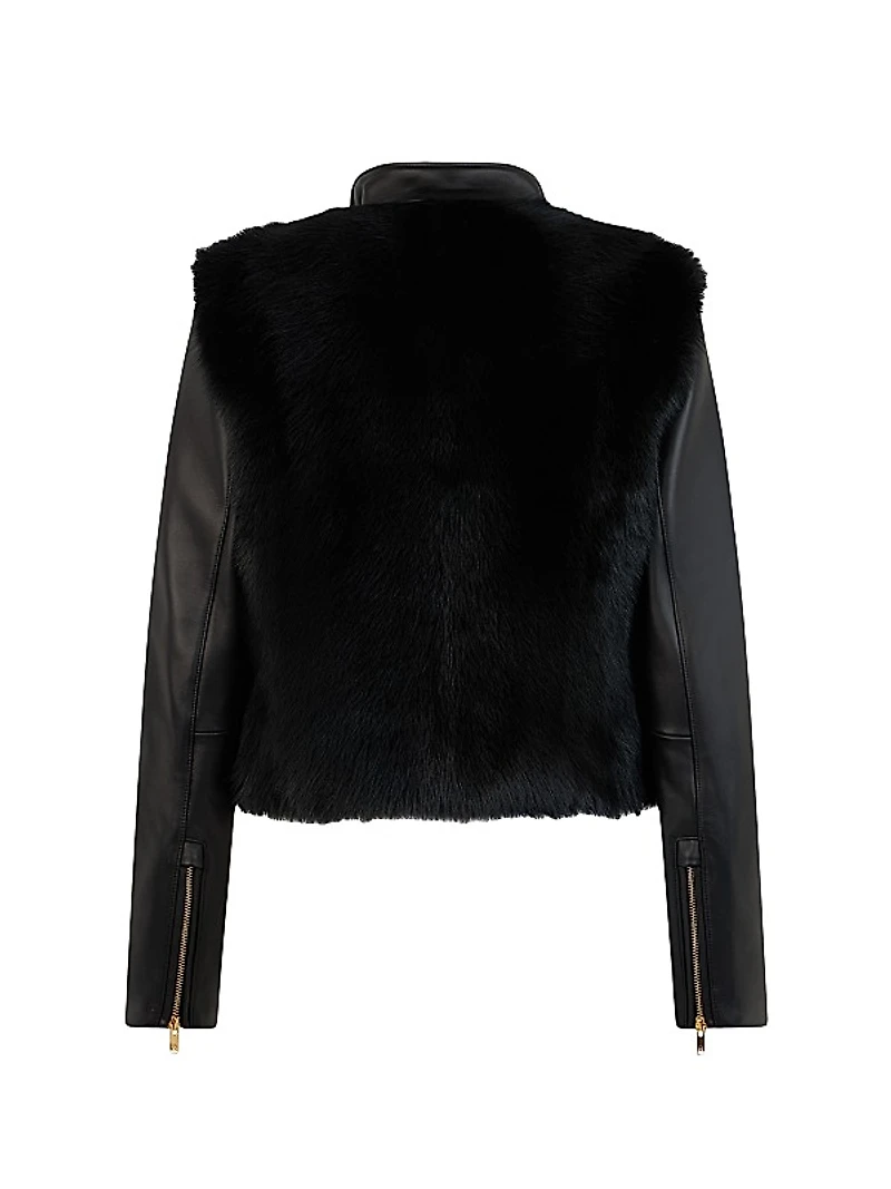 Luna Leather & Shearling Jacket